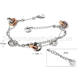 Pulseira Feminina De Titânio