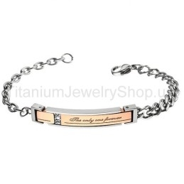 Pulseiras The Only One Forever Titanium Lovers