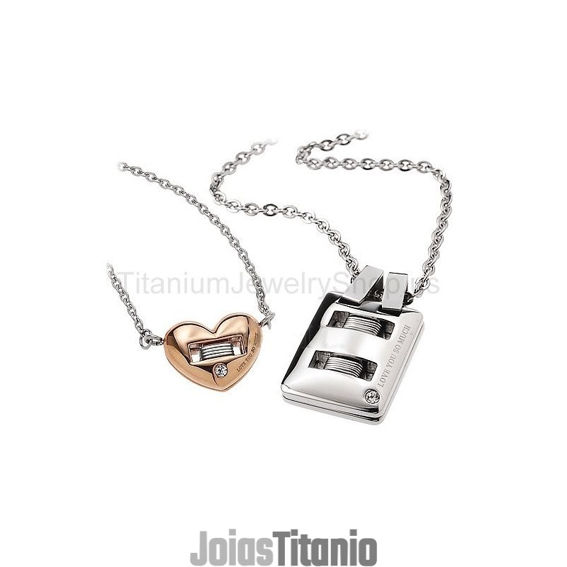 Pingentes De Titânio Love You So Much Pingentes De Titânio Love You So Much