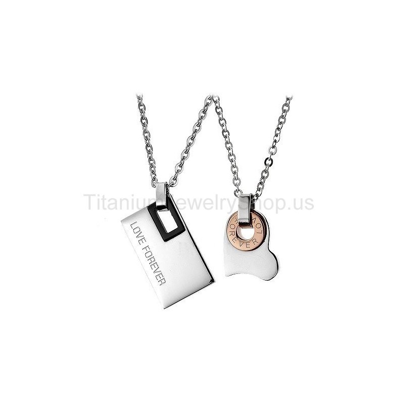 Pingentes Love Forever Titanium Lovers