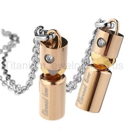 Pingentes De Titânio Para Amantes Do Amor Eterno
