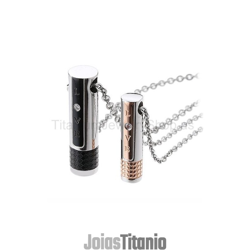 Pingentes Love Titanium Lovers