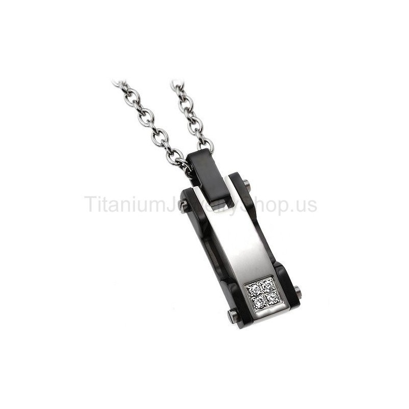 Pingente De Titânio Preto