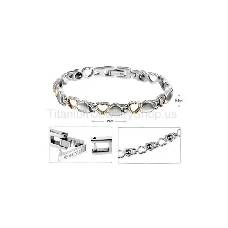 Pulseira De Titânio De 7,5 Polegadas Pulseira De Titânio De 7,5 Polegadas