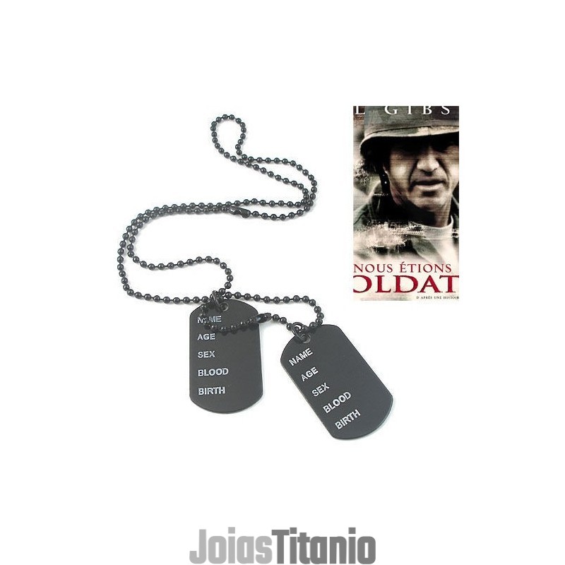 Colar/Pingente Com Placa De Identificação De Cachorro Cool Man Us Soldier