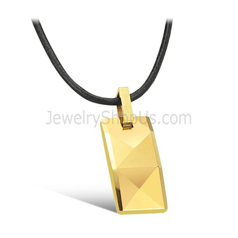 Pingente De Ouro Tungstênio Com Alto Polimento C630