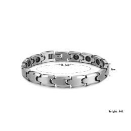 Pulseira De Saúde Energética Magnética De Tungstênio De Alto Polimento C945