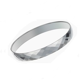 Pulseiras De Casal De Prata E Tungstênio Com Alto Polimento C890