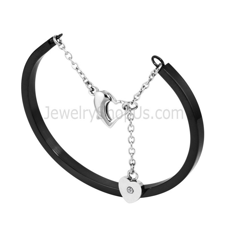Pulseira De Tatanium Ajustável (Preto, Prata, Ouro Rosa) Bg810
