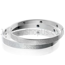 Pulseiras De Casal Com Energia Magnética E Cruz De Tatanium C716
