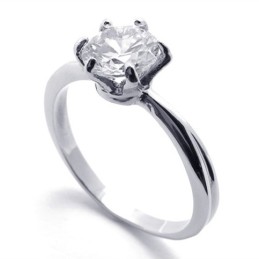Anel De Diamante E Titânio