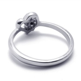 Anel De Diamante E Titânio