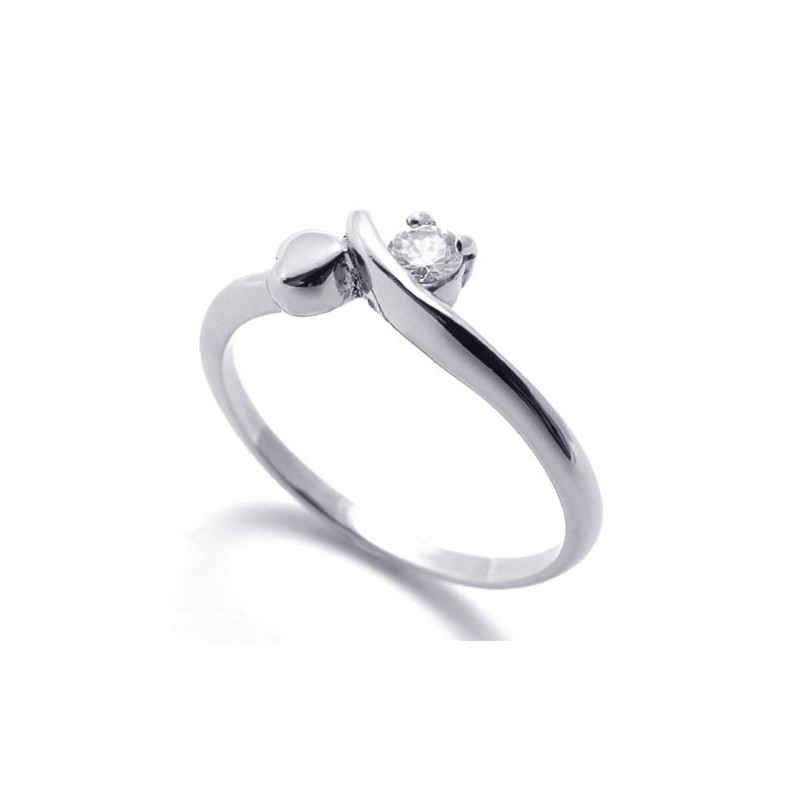 Anel De Diamante E Titânio