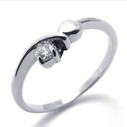 Anel De Diamante E Titânio