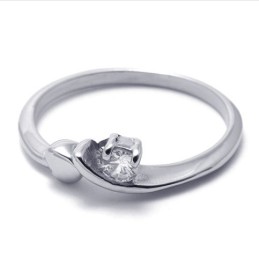 Anel De Diamante E Titânio