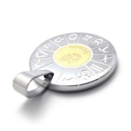 Pingente De Titânio Gemini