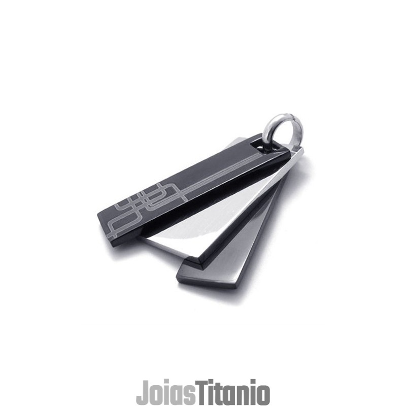 Pingente De Titânio Preto