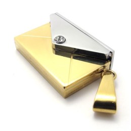 Pingente De Titânio Para Amantes De Carteira De Ouro