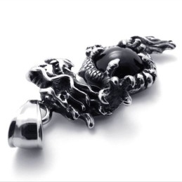 Pingente De Titânio Dragon Gem