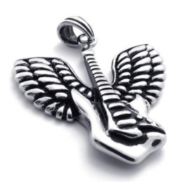 Pingente De Guitarra De Titânio Wings