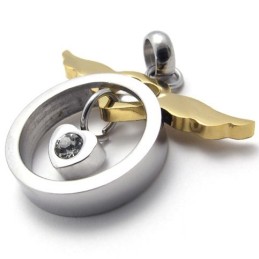 Pingente De Titânio Feminino Gold Angel