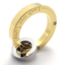 Pingente De Titânio Masculino Gold Lovers