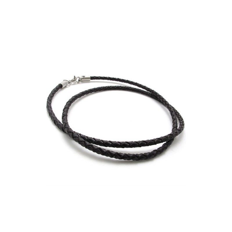 Colar De Titânio Marrom De 20 Polegadas