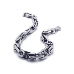 Pulseira De Elos Com Pingentes De Titânio Puro Para Meninos