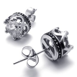 Brincos De Diamante E Titânio