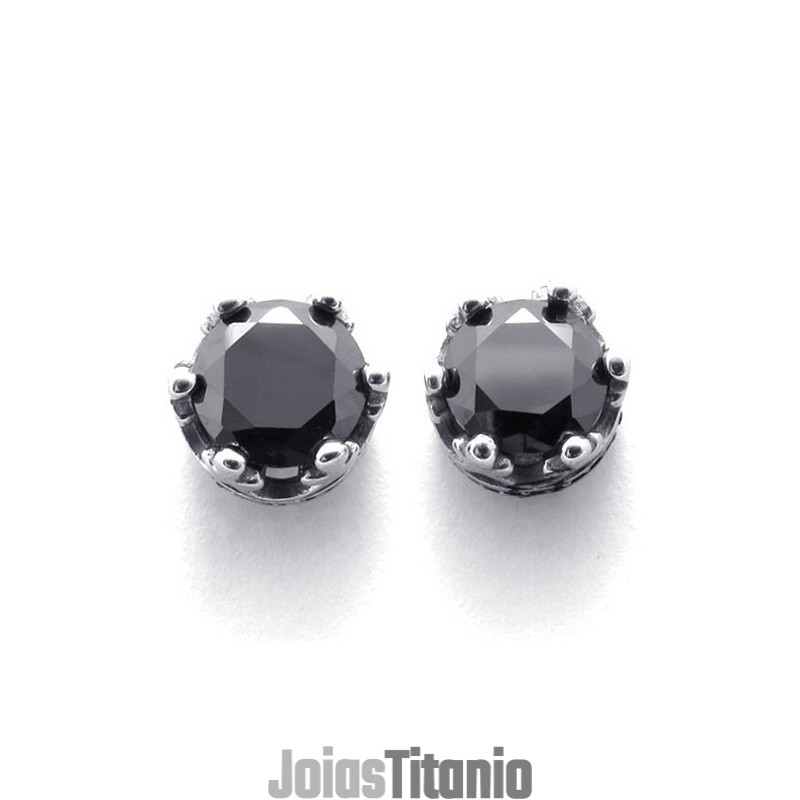 Brincos De Diamante E Titânio