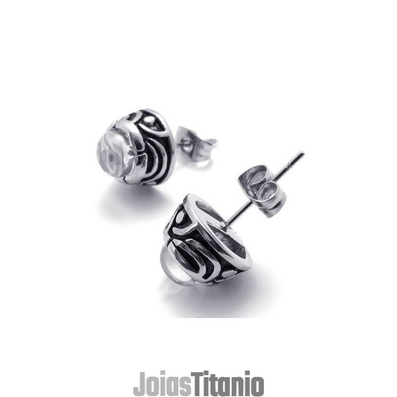 Brincos De Diamante E Titânio