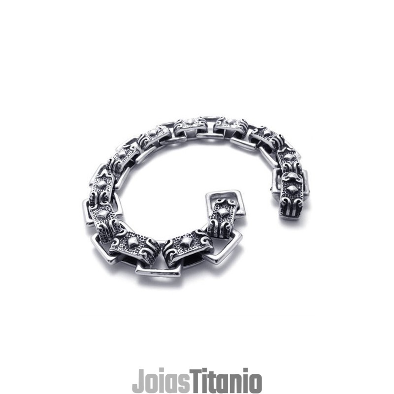 Pulseira De Titânio De 8,5 Polegadas