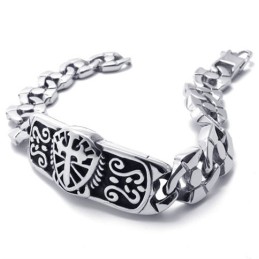 Pulseira De Titânio De 8,5 Polegadas