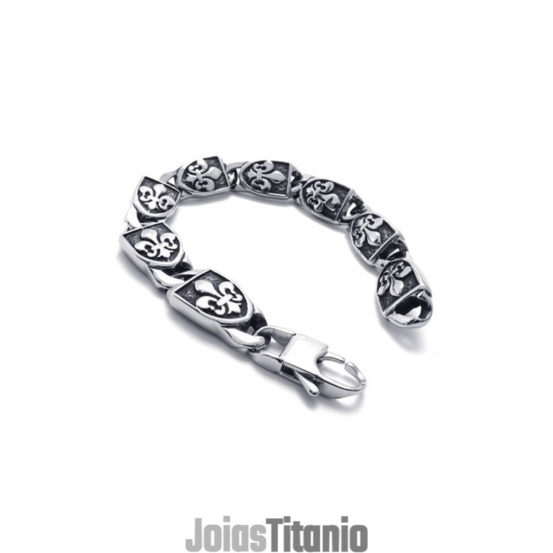 Pulseira De Titânio De 8,5 Polegadas