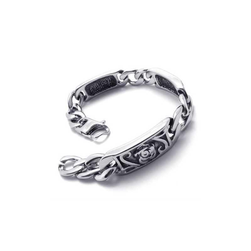 Pulseira De Titânio De 8,5 Polegadas