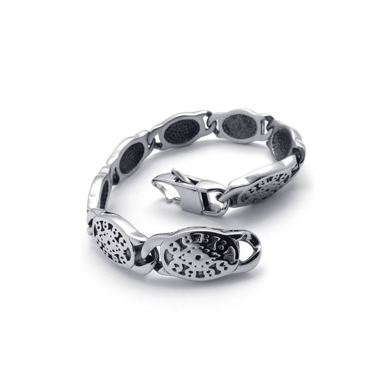 Pulseira De Titânio De 8,5 Polegadas