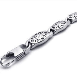 Pulseira De Titânio De 8,5 Polegadas