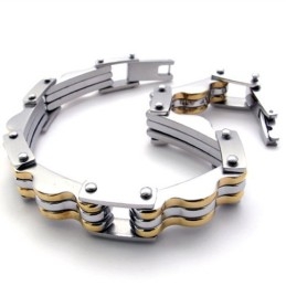 Pulseira De Titânio Lovers De 9,1 Polegadas