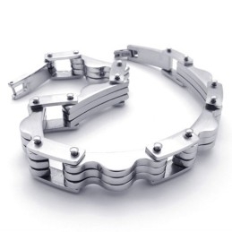 Pulseira De Titânio Lovers De 9,1 Polegadas