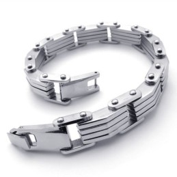 Pulseira De Titânio De 7,9 Polegadas Para Homens