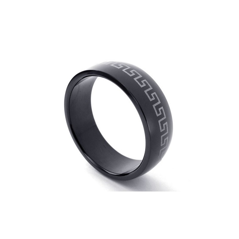 Anel De Titânio Preto