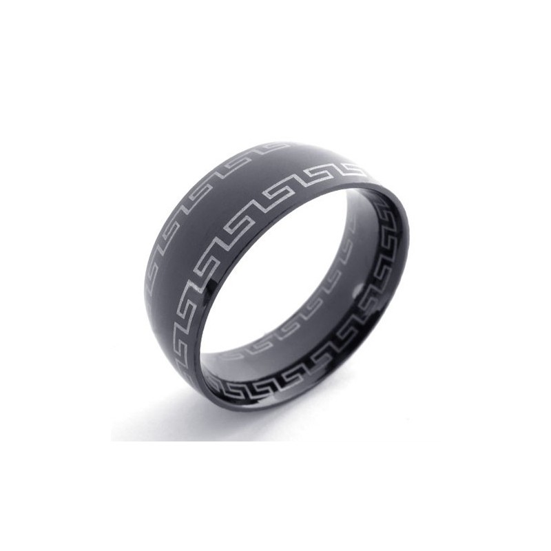 Anel De Titânio Preto