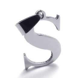Pingente De Titânio Para Letra "S"