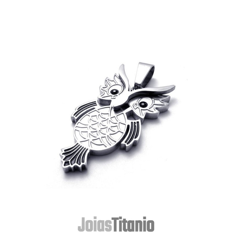 Pingente De Titânio Coruja Pingente De Titânio Coruja