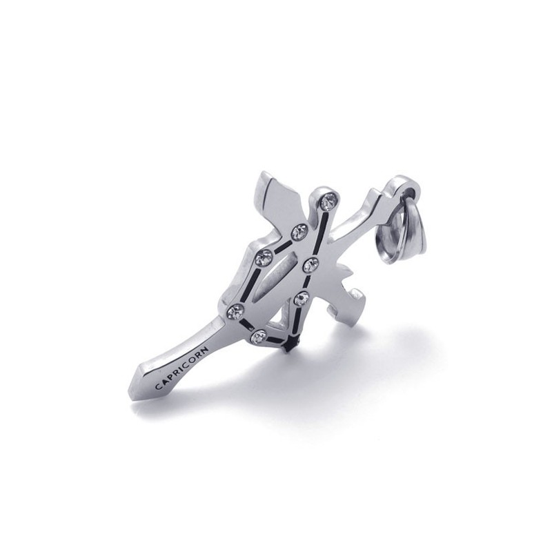 Pingente De Strass De Titânio Capricórnio Pingente De Strass De Titânio Capricórnio