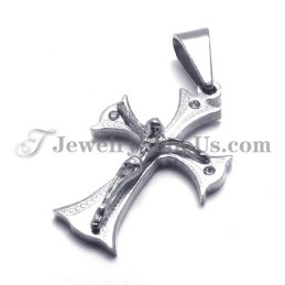 Pingente De Cruz De Titânio Para Jesus, Feminino, Da Moda