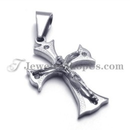 Pingente De Cruz De Titânio Para Jesus, Feminino, Da Moda