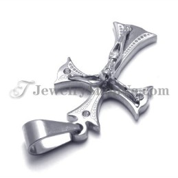 Pingente De Cruz De Titânio Para Jesus, Feminino, Da Moda
