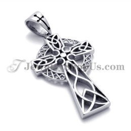 Pingente Elegante De Titânio Com Zircônia Marrom