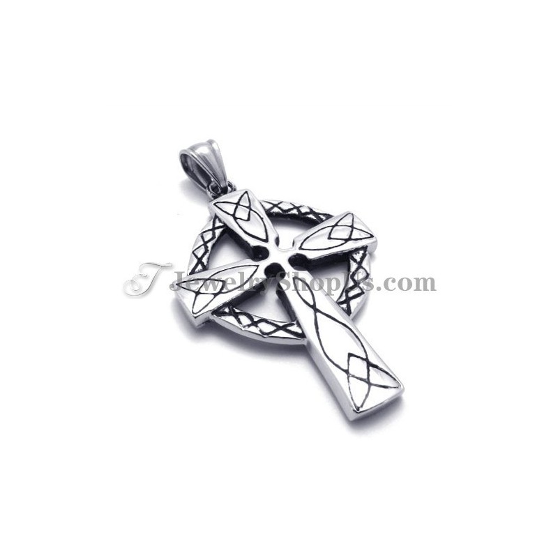 Elegante Pingente De Cruz De Titânio Elegante Pingente De Cruz De Titânio